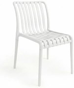 Scaun din plastic TREGO, alb