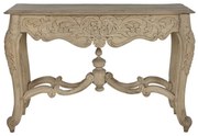 Consola sculptata, natur, din lemn de mango, Majesty