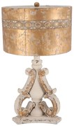 Lampa Shabby Chic Oro rasina si metal H 67 cm