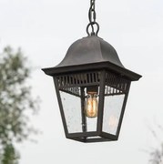 Pendul iluminat exterior din fier forjat, HL 2629