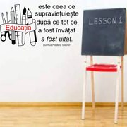 Sticker perete Citat educatia