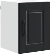 vidaXL Dulap de bucătărie cu raft Negru 30 x 31 x 40 cm Lemn compozit