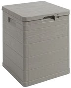 Cutie de depozitare perne Woody, gri, 90 l