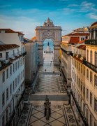 Fotografie Arco de Rua Augusta, Baixa, Lisbon, Portugal, artur carvalho