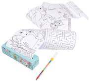 Set de călătorie pentru colorat și făcut puzzle-uri Rex London Forest