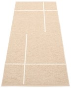 Covor tip traversă pentru interior și exterior bej 70x180 cm Fred Beige – Pappelina