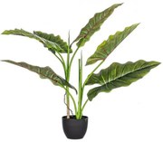 Planta artificiala decorativa cu ghiveci, 78 cm, Dieffenbachia Bizzotto