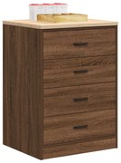 vidaXL Dulap de depozitare pentru garaj Stejar maro 60x51x85 cm