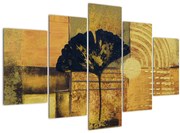 Tablou - Frunza ginkgo (150x105 cm)