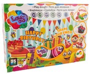 1 x HAPPY BIRTHDAY -  plastilina, accesorii si jucarie pentru modelaj