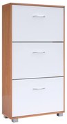 Deuba Dulap pentru încălțăminte 115x60x24 cm - fag/alb