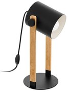 Eglo 43047 - Lampă de masă HORNWOOD 1xE27/28W/230V