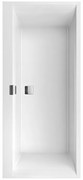 Villeroy &amp; Boch Squaro Edge 12, cada dreptunghiulara Quaryl, 170x75cm, Alb Alpin, UBQ170SQE2DV-01