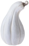 Decorațiune de toamnă Dovleac oval alb, 27 x 42,2x 23,7 cm, Mg