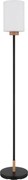 Globo 15977S - Lampadar ROWENA 1xE27/60W/230V negru/alb
