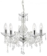 Candelabru stil clasic Marie Therese 5L transparent 1455-5CL SRT
