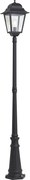 Felinar clasic de exterior negru 220cm IP44 - Big