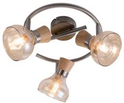 Plafoniera moderna 3 becuri E14 ADDY 955ADDY3W/WD ELMARK