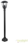 Stalp de exterior clasic, negru, inaltime 100cm, IP44 Marseille 8568 RX