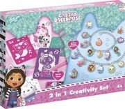 SET 2 IN 1 GABBY'S DOLLHOUSE -  BRATARI CU PANDANTIVE & CARIOCI DE SUFLAT - TOTUM (TT420397)