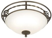 Plafonieră Elstead PB-F-A-BLK-GOLD PEMBROKE 2xE27/60W/230V