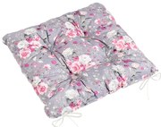 Bellatex Perna Adéla matlasată Flori de trandafirroz, 40 x 40 cm