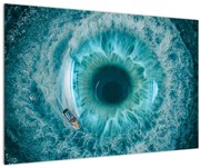 Tablou marea cu barca (90x60 cm)