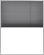 vidaXL Ecran insecte pentru ferestre, aluminiu, 80x100 cm