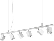 Lustra suspendata DYNAMITE SP6 SQUARE BIANCO