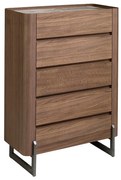 Dulapior 5 sertare deosebit design LUX Walnut-Marble