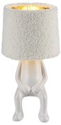 Veioza/Lampa de masa decorativa Smurfy alb/crem