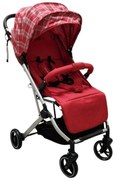 Carucior sport ultracompact pentru copii BABY CARE 311 Transformabil in troller, Spatar reglabil in 3 trepte, Pozitie somn, Rosu