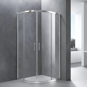 Murcia Cabină De Duș Semirotundă 100x100, 190cm, 6mm, NANO