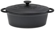 Vas de copt din fonta tip roaster Klausberg KH 2255, 4.5 l, Inductie, Negru