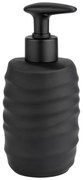 Dozator de săpun lichid negru din ceramică 400 ml Illana – Wenko