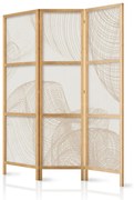 Paravan japonez - Beige shapes on a light background