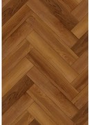 Mexen Lubbock  probă de podele vinil impletis SPC 6,5 mm, substrat IPEX 1,5 mm, 4 V-Fuga, Teak - F1186-S