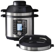 Multicooker si Air Fryer 2in1 Oliver Voltz OV51985G6, 6L, 1500W, 44 functii, 12 programe, Inox