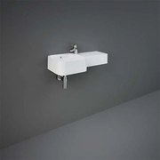 Lavoar suspendat Rak Ceramics Petit dreapta 77 cm alb