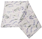 Traversă de masă impermeabilă Lavandă, 40 x 140 cm