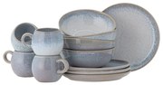 Serviciu de masă 12 buc. din gresie Paula – Bloomingville