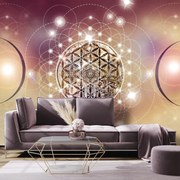 Fototapet - Mandala cu elemente (147x102 cm)