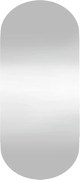 vidaXL Oglindă de perete, 30x70 cm, oval, sticlă