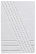 Covor Kyoto alb, mai multe dimensiuni - Woud Dimensiuni: 140 x 90 cm