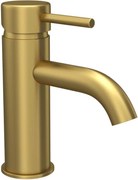 Baterie pentru lavoar DRAGOR, 15,6 cm, alamă periată