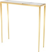 Consola design LUX cu blat din marmura alba, Henley S auriu 111649 HZ