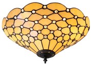 Endon 70242 - Plafonieră Tiffany PEARL 2xE27/60W/230V Ø 37 cm