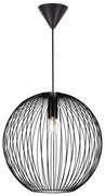 Nordlux - Lustră suspendată pe cablu BERONI, 1xE27/60W/230V, negru