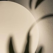 Ideal Lux - Lampă de masă MAPA 1xE27/42W/230V Ø 30 cm albă