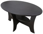 Masuta cafea Roma ovala WENGE, MDF, 100 x 55 x 58 cm